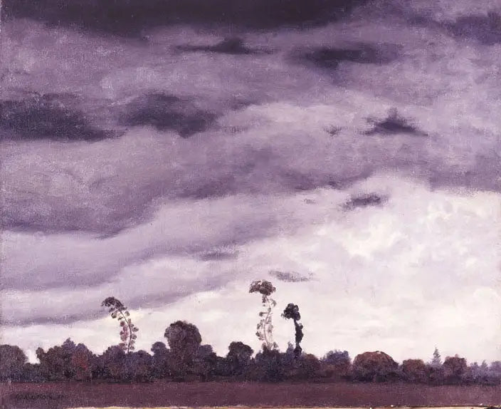 Szare niebo, czarne niebo - Félix Vallotton
