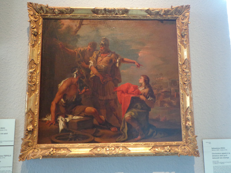 Cincinnatus wezwany na pole - Sebastiano Ricci