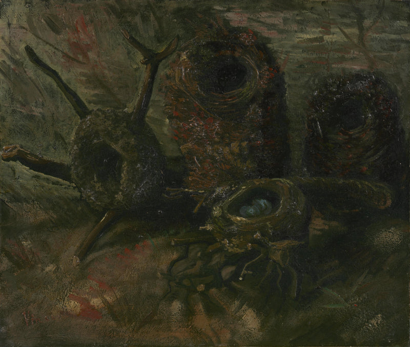 gniazda ptaków - Vincent van Gogh