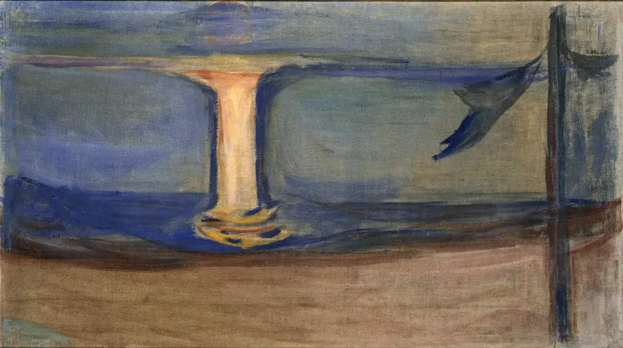 Księżycowe światło na morzu (Frise Reinhardt) - Edvard Munch