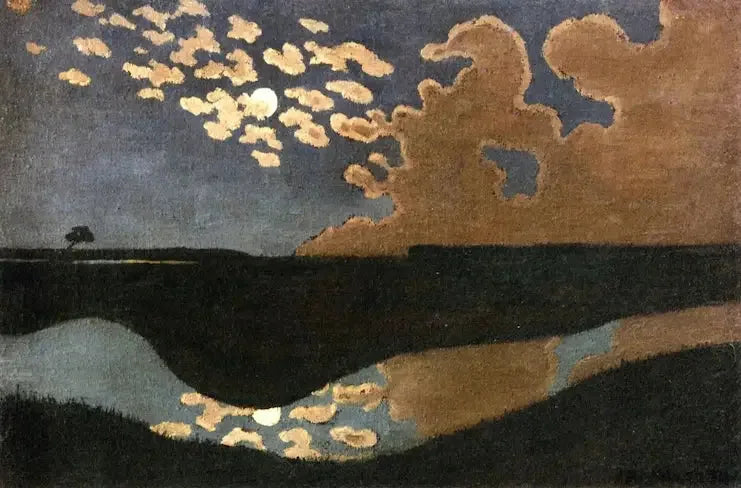 Światło księżyca - Félix Vallotton