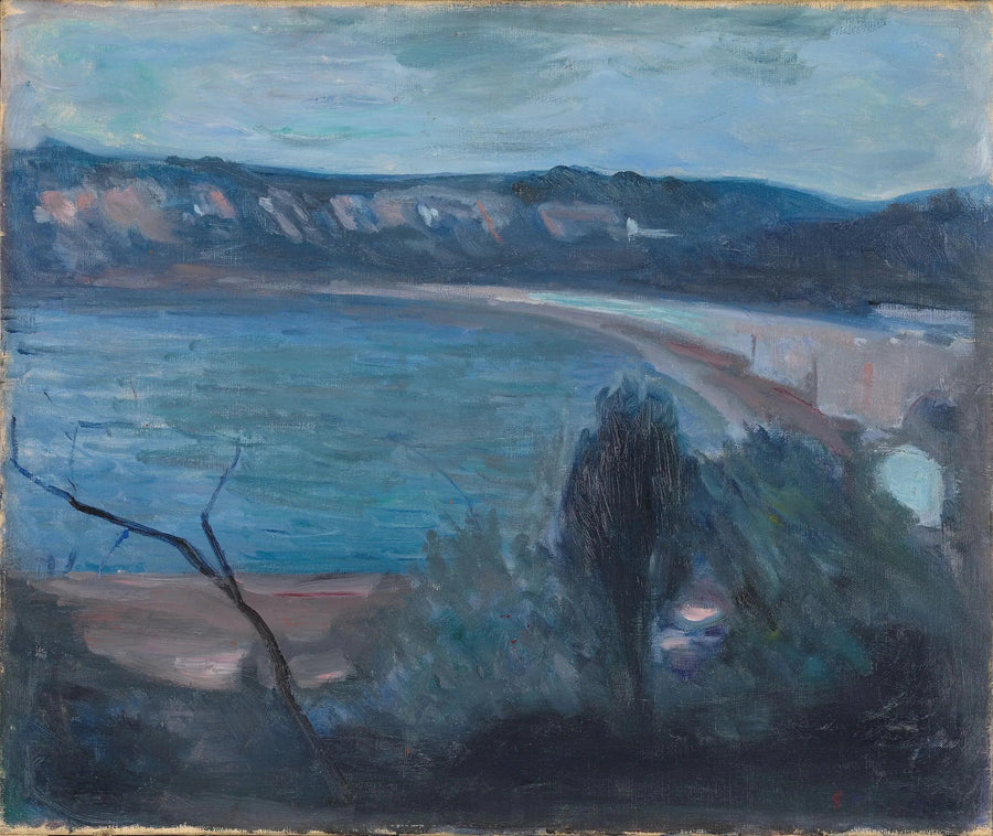 Księżycowy blask nad Morzem Śródziemnym - Edvard Munch