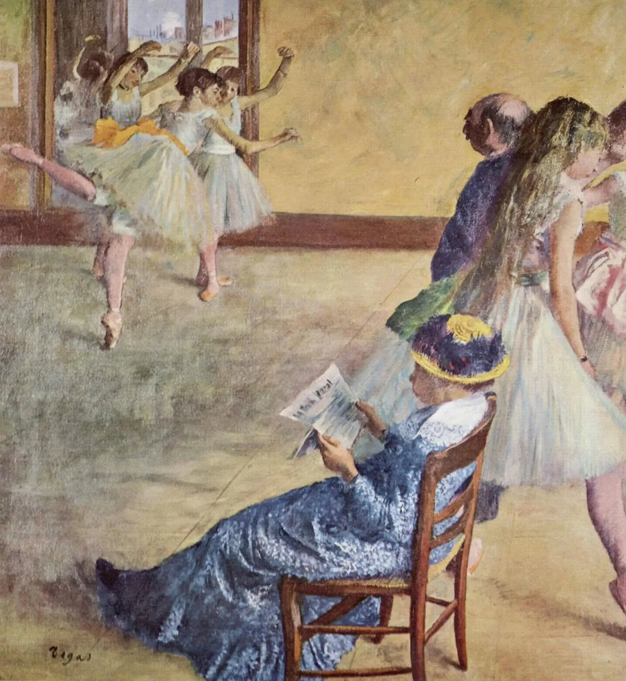 La Classe de ballet 1880–1881 par Edgar Degas – reproduction peinture à l’huile sur toile