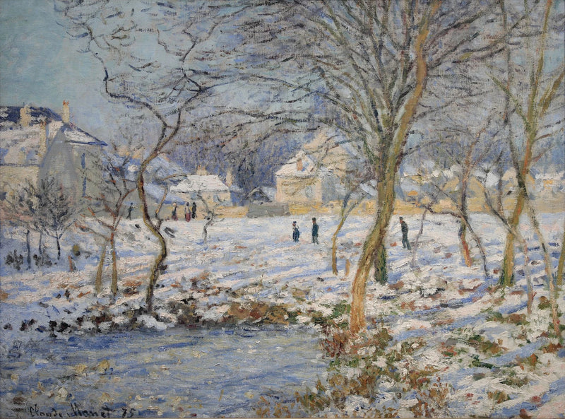 La Mare, efekt śniegu W350 - Claude Monet