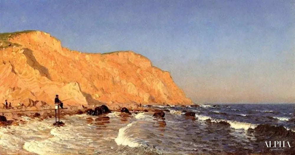 Clay Bluffs sur le No Man's Land - Sanford Robinson Gifford - Reproductions de tableaux et peintures haut de gamme