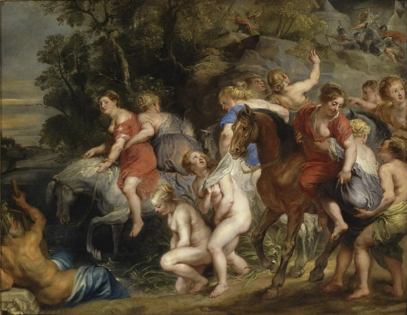Clélie przechodząca przez Tyber - Peter Paul Rubens