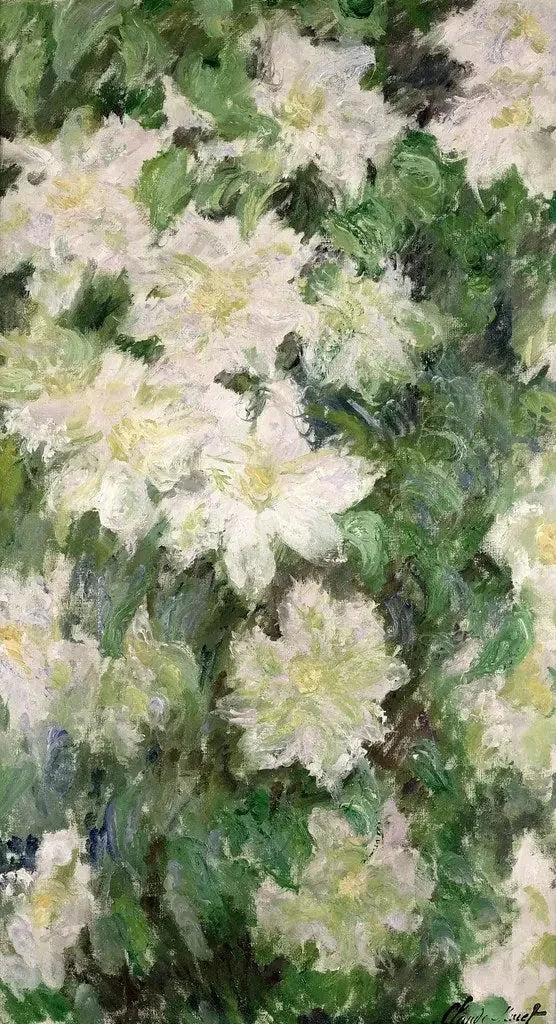 Clématites blanches W1144 par Claude Monet, musée Marmottan Monet