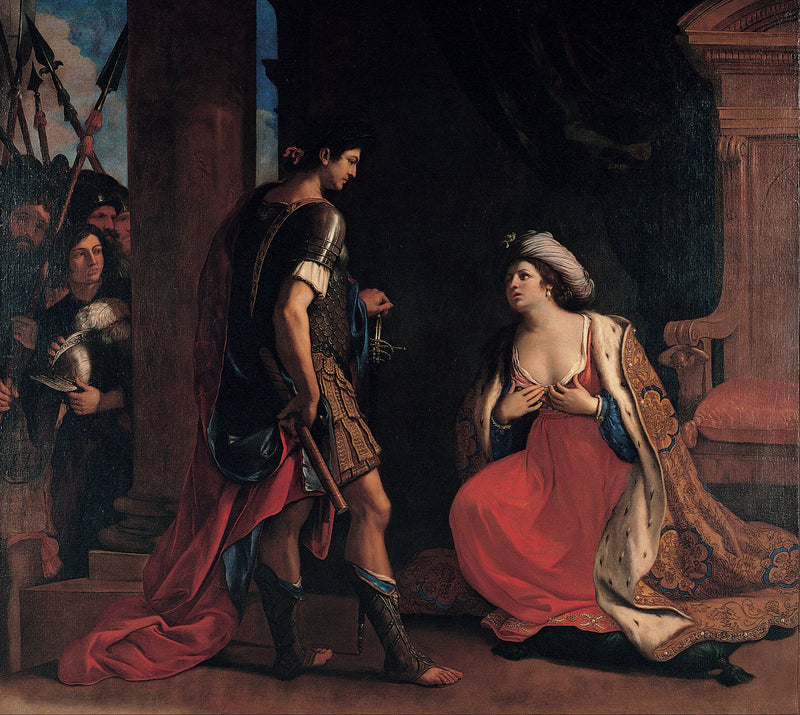  Kleopatra i Oktawian - Guercino
