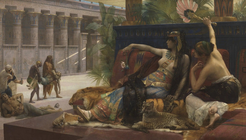 Kleopatra nakłada trucizny na skazanych na śmierć - Alexandre Cabanel