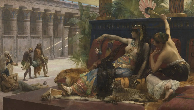 Kleopatra nakłada trucizny na skazanych na śmierć - Alexandre Cabanel