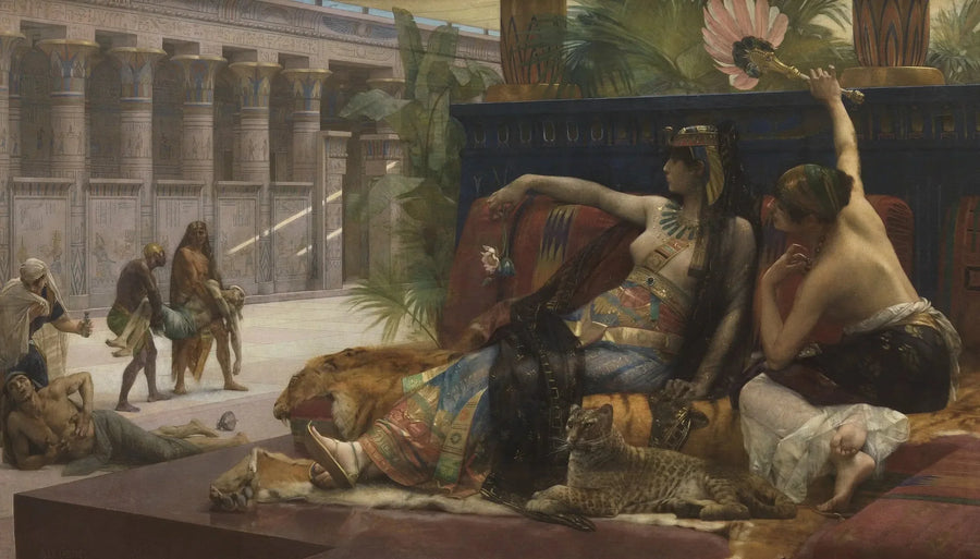 Kleopatra nakłada trucizny na skazanych na śmierć - Alexandre Cabanel