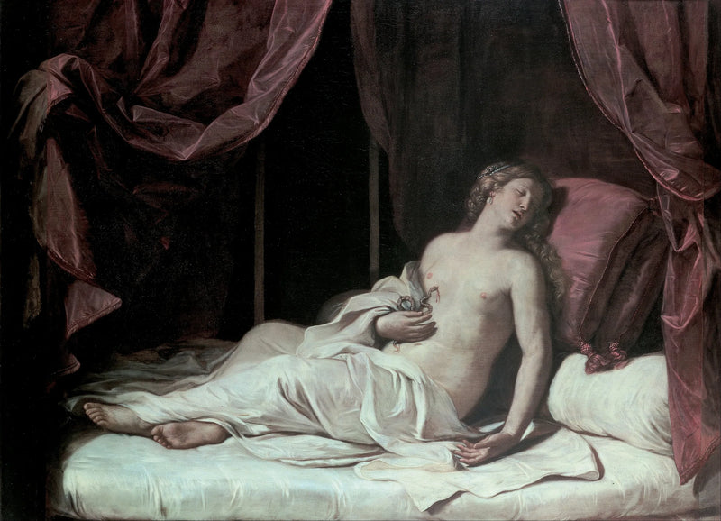 Cléopâtre umierająca - Guercino