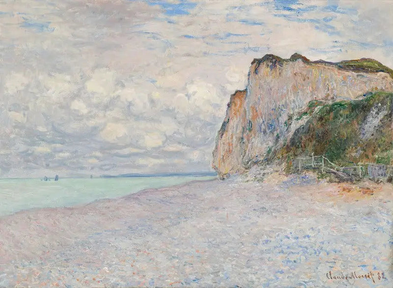 Klify w pobliżu Dieppe - Claude Monet