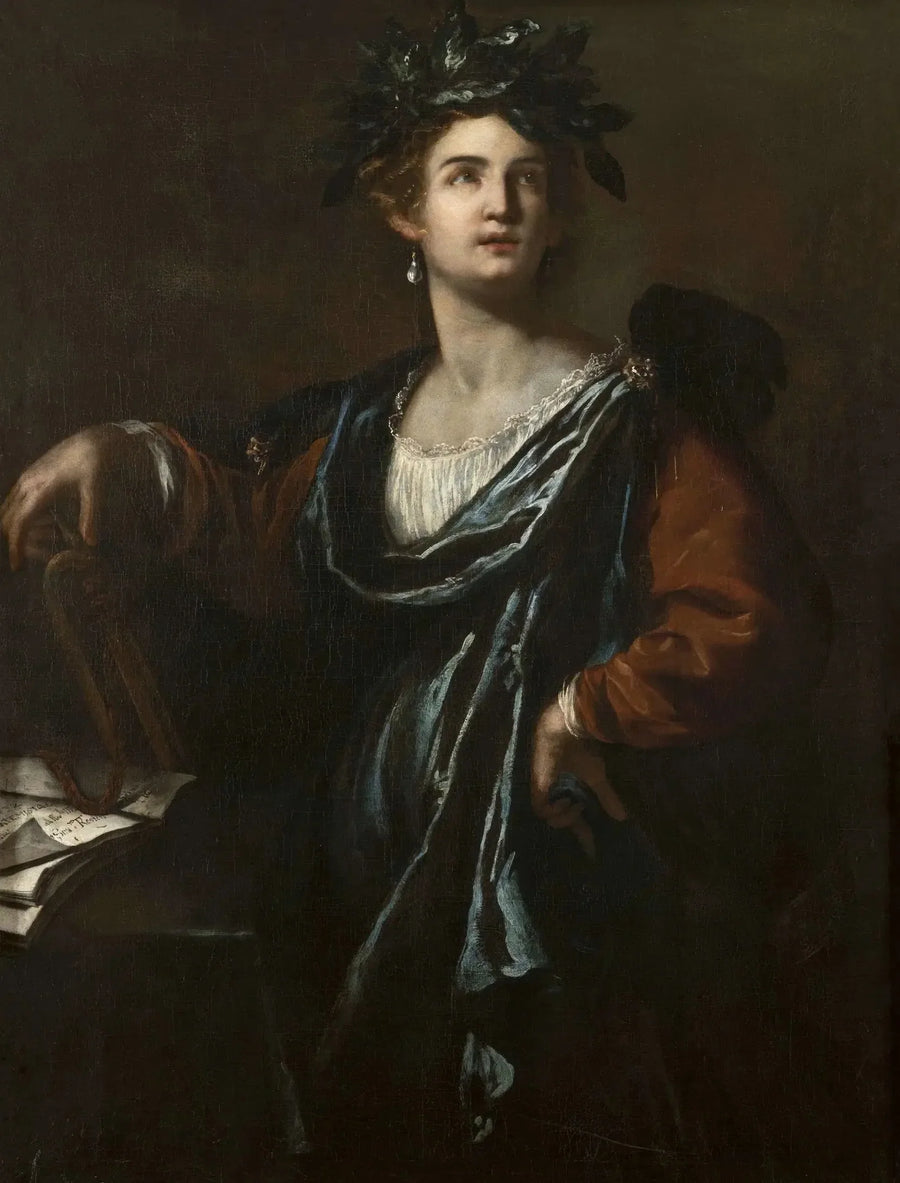 Klio, muza Historii - Artemisia Gentileschi