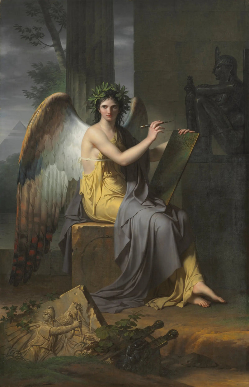 Clio, muza przewodząca Historii - Charles Meynier