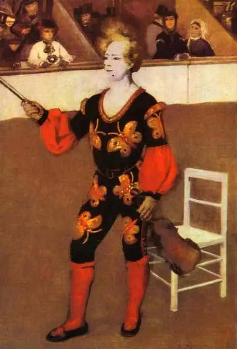 Klaun w cyrku - Pierre-Auguste Renoir