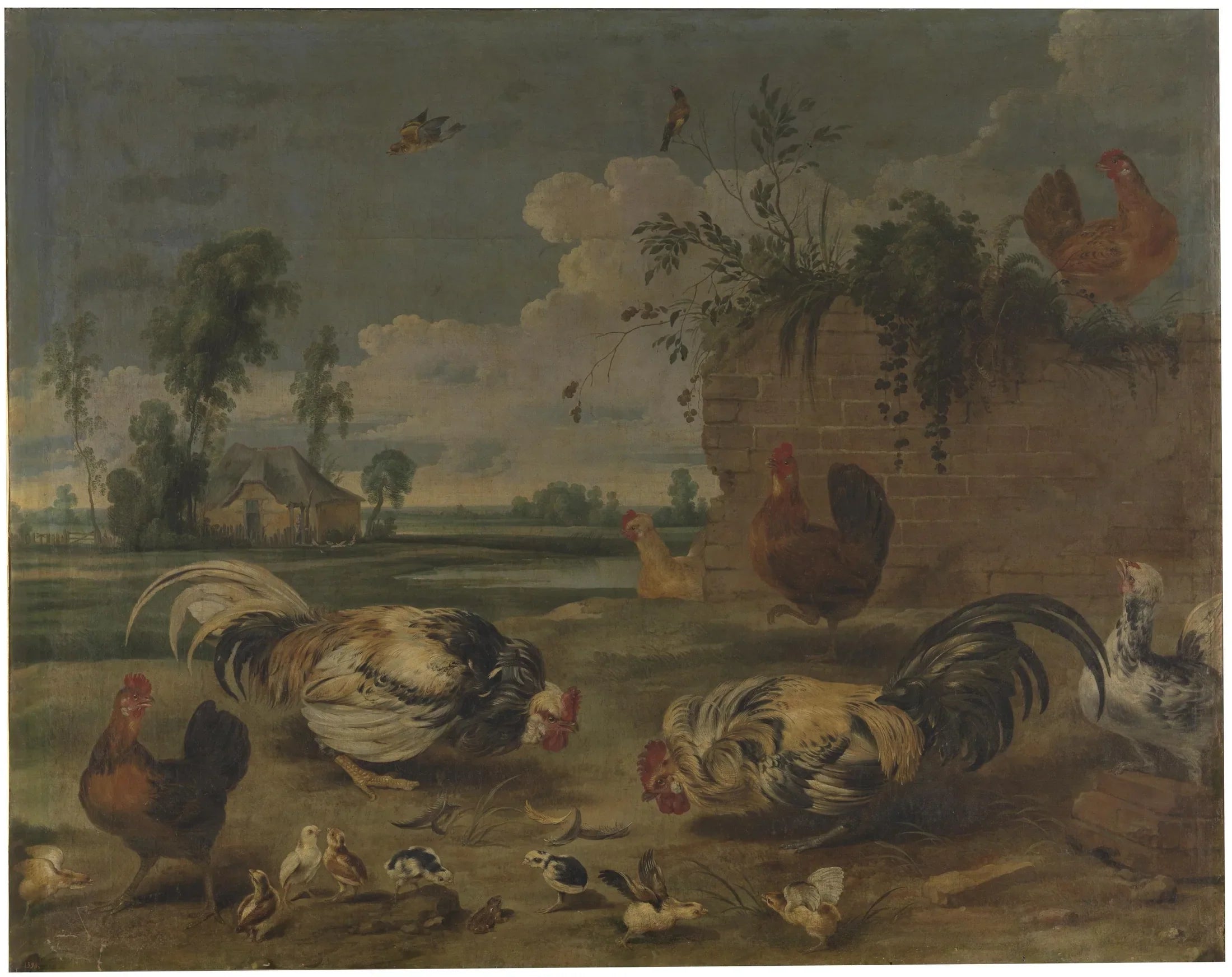 Cock Fight - Frans Snyders image 1 tableau peint à l’huile sur toile