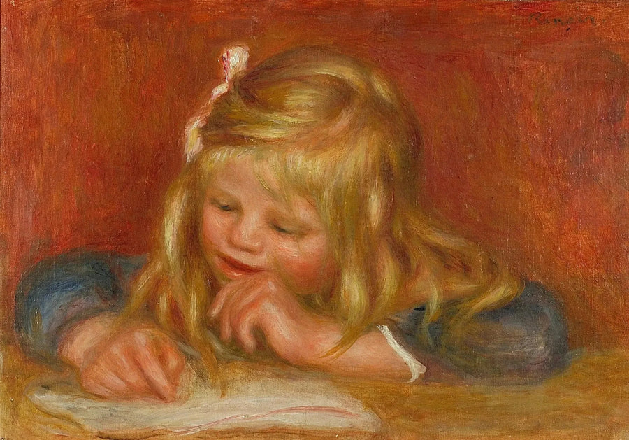 Coco czytający - Pierre-Auguste Renoir