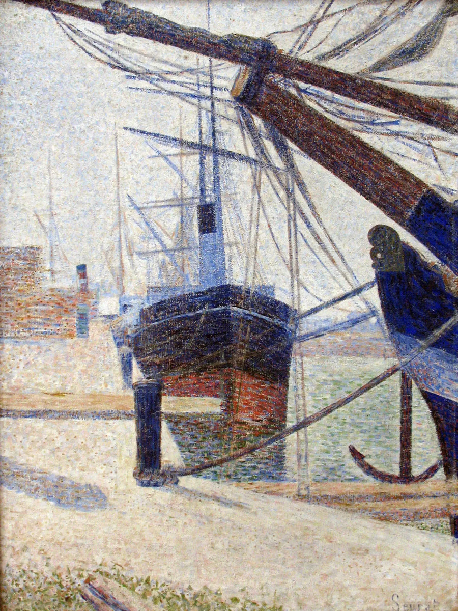 Kąt stawu, Honfleur - Georges Seurat