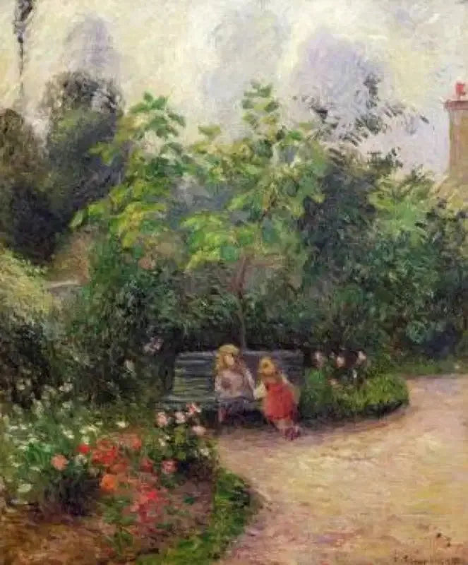 Kącik ogrodu w Hermitage. Pontoise - Camille Pissarro