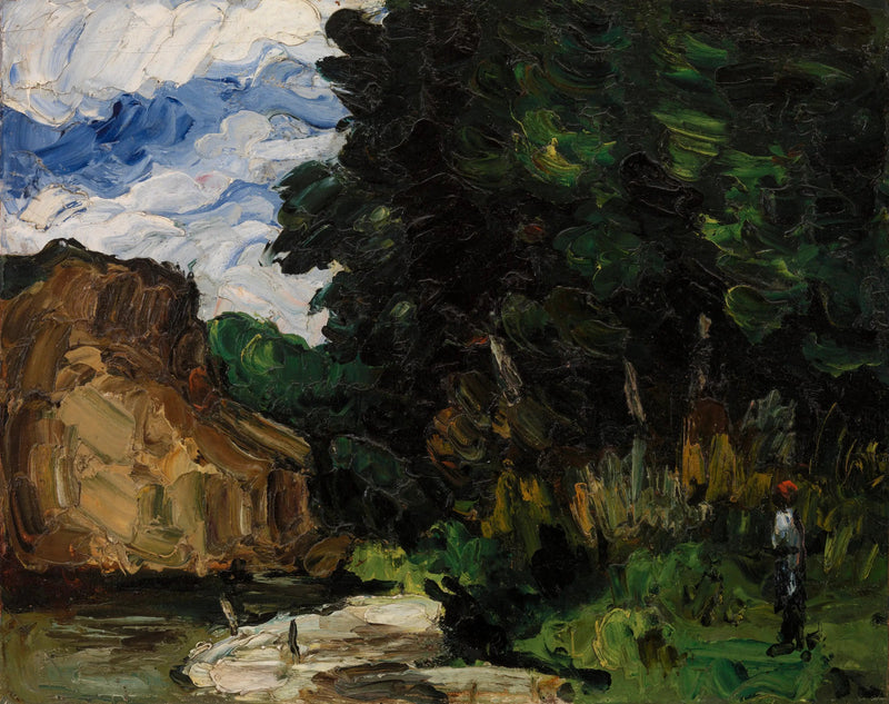 Róg rzeki - Paul Cézanne