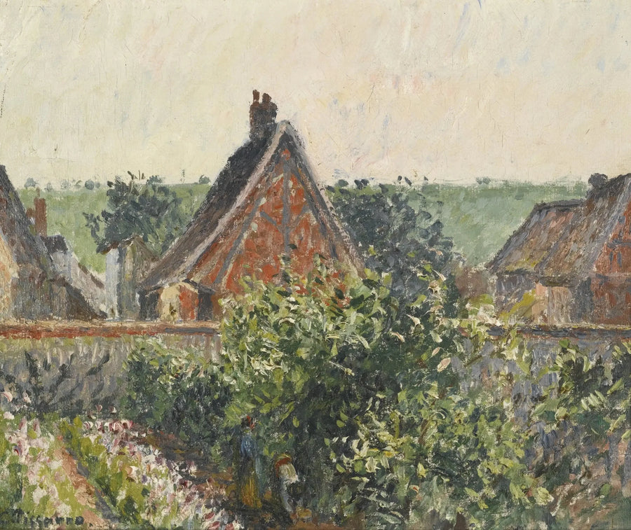 Kącik ogrodu w Eragny. - Camille Pissarro