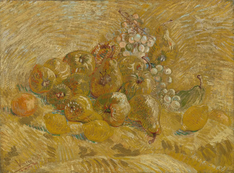 Pigwy, cytryny, gruszki i winogrona - Vincent van Gogh