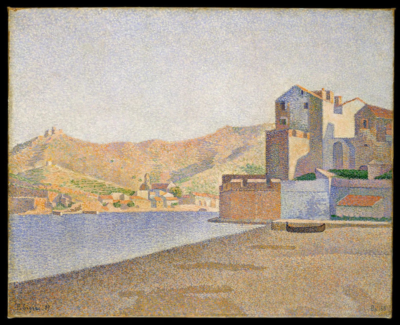 Collioure. Plaża miasta. Opus 165 - Paul Signac