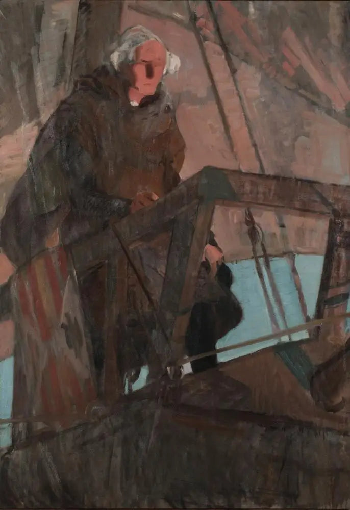 Kolumb opuszczający Palos (na tylnym pokładzie) - Joaquín Sorolla