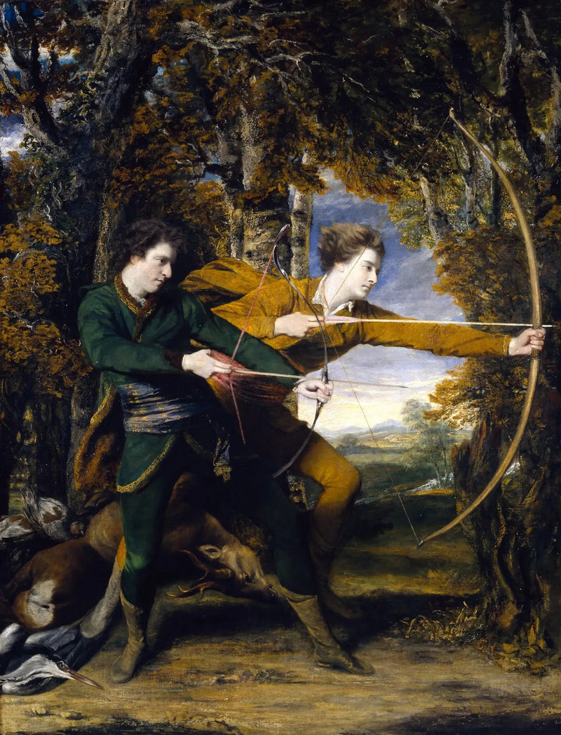 Pułkownik Acland i Lord Sydney: Łucznicy - Joshua Reynolds