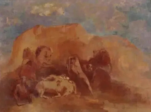 Wojna konna - Odilon Redon