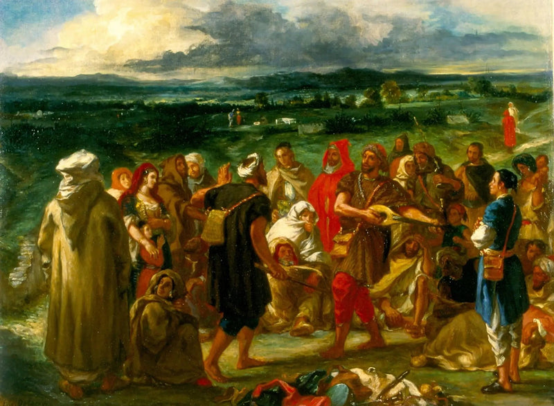 Artyści czy arabscy błazny - Eugène Delacroix