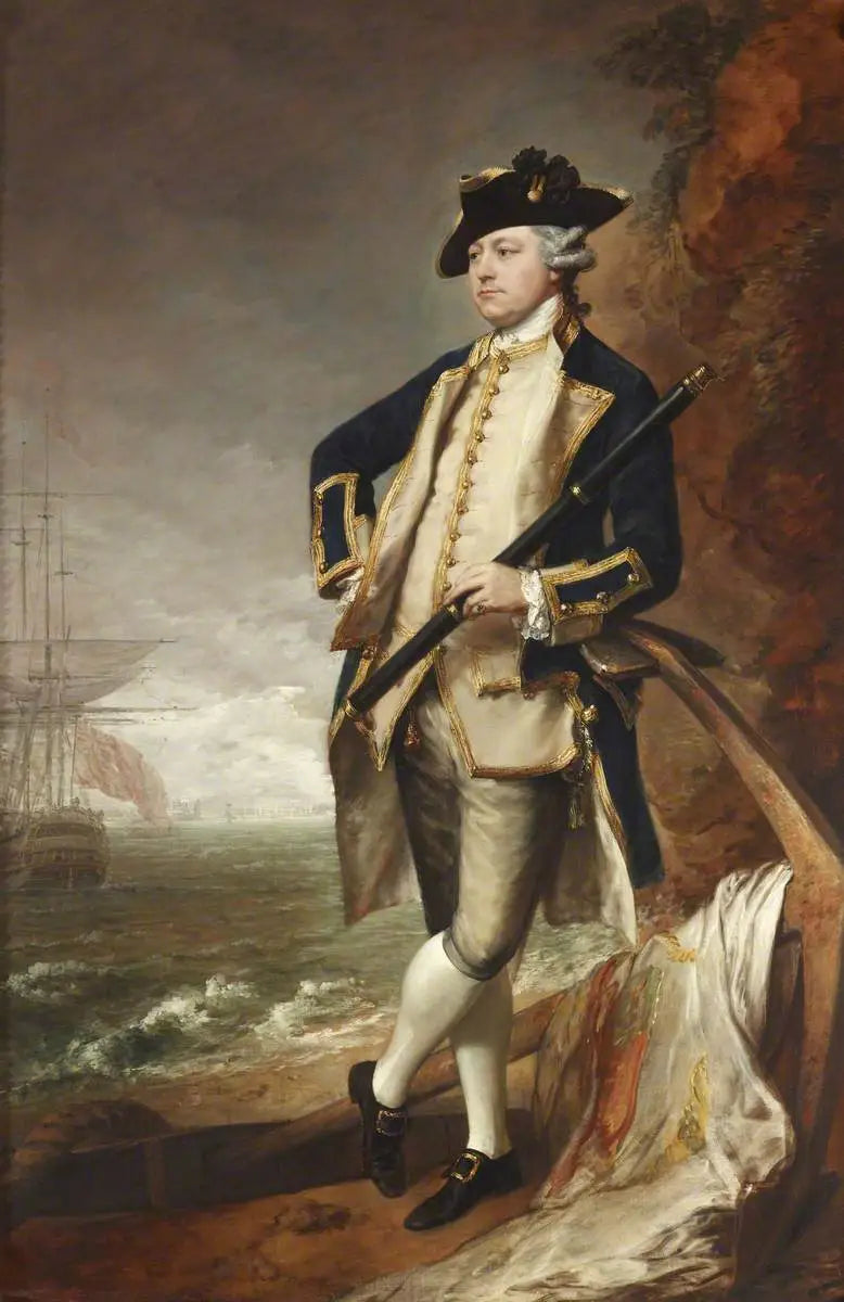 Komodor, honorowy Auguste Hervey, później wiceadmirał i 3. hrabia Bristol (1724-1779) - Thomas Gainsborough