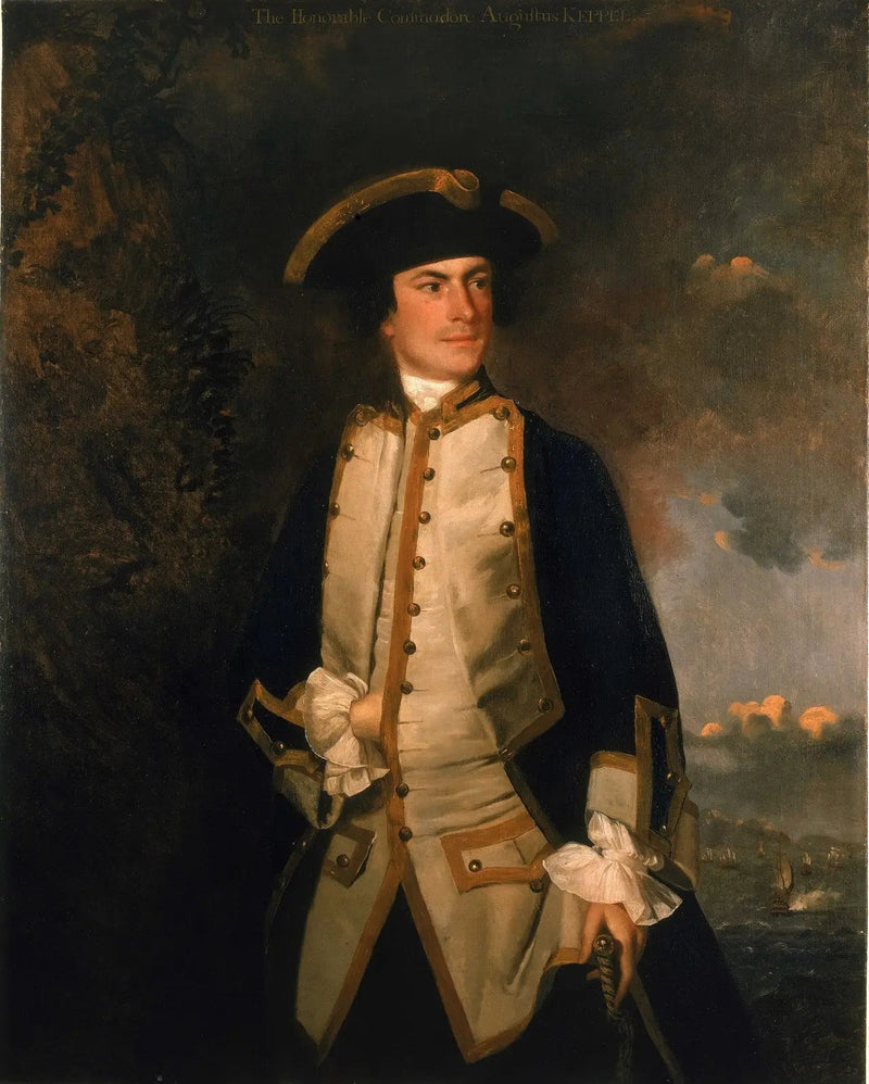 Komodor, szanowny Auguste Keppel - Joshua Reynolds