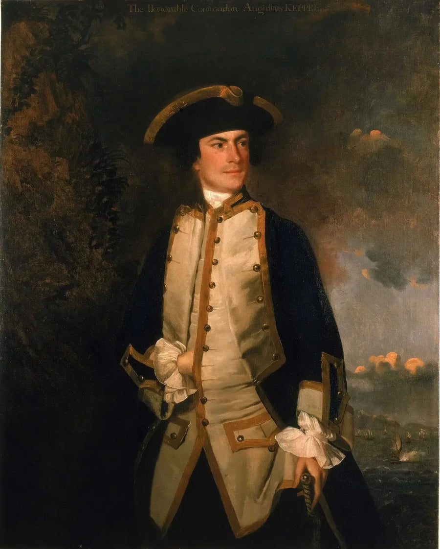 Komodor, szanowny Auguste Keppel - Joshua Reynolds