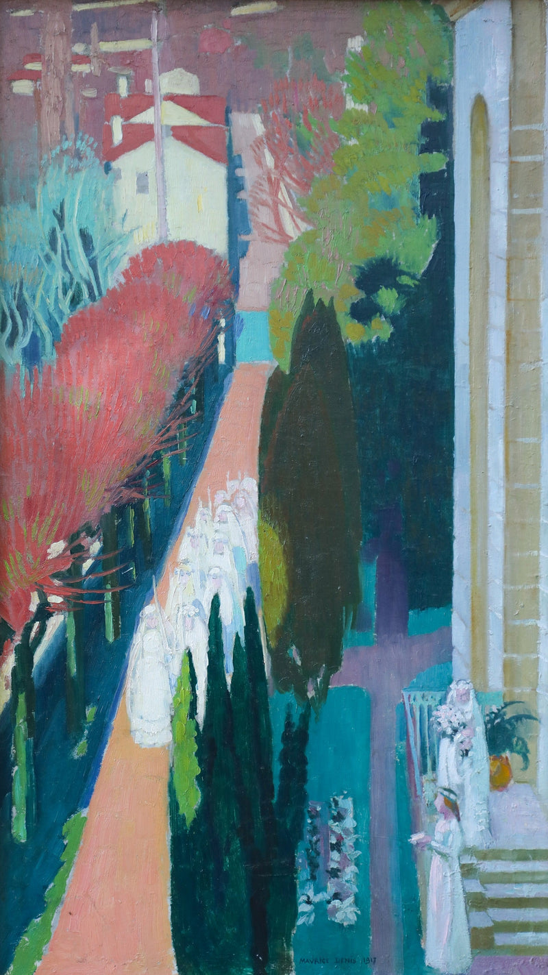 Komunikacje na tarasie Prieuré - Maurice Denis