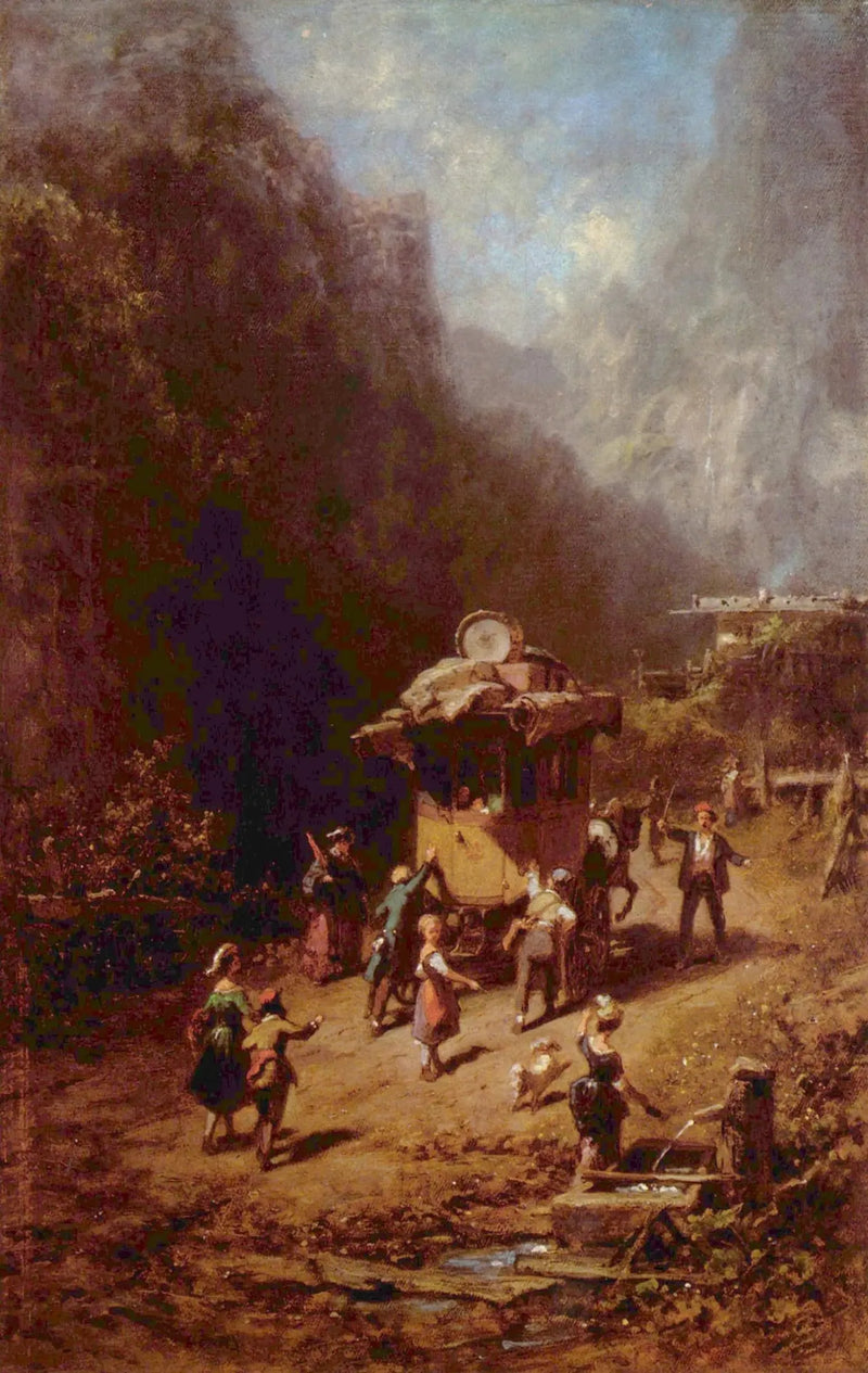 Towarzystwo artystów wędrownych - Carl Spitzweg