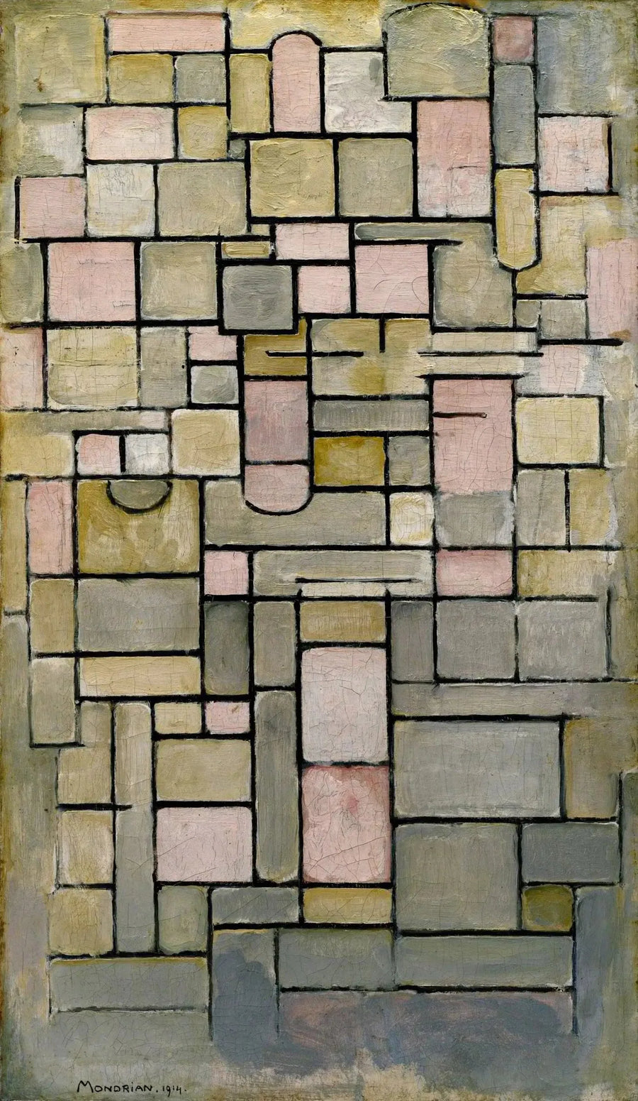 Kompozycja 8 - Piet Mondrian