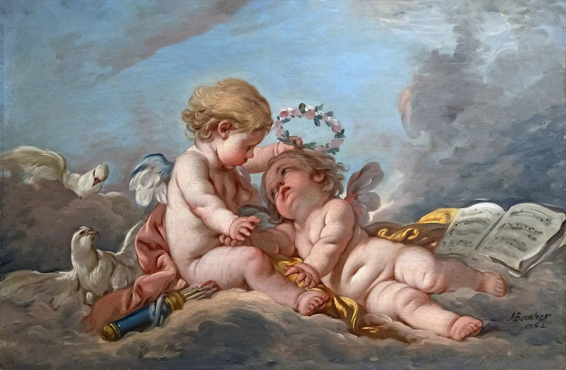 Kompozycja z puttami - François Boucher