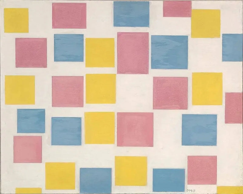 Kompozycja z polami kolorów - Piet Mondrian