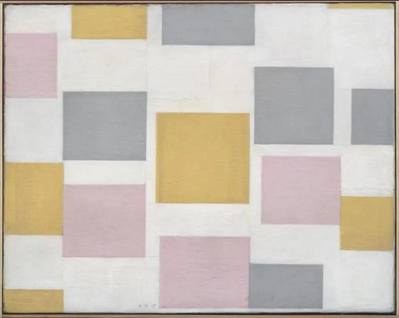 Kompozycja z planami kolorów 5 - Piet Mondrian