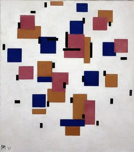Kompozycja w kolorze B - Piet Mondrian