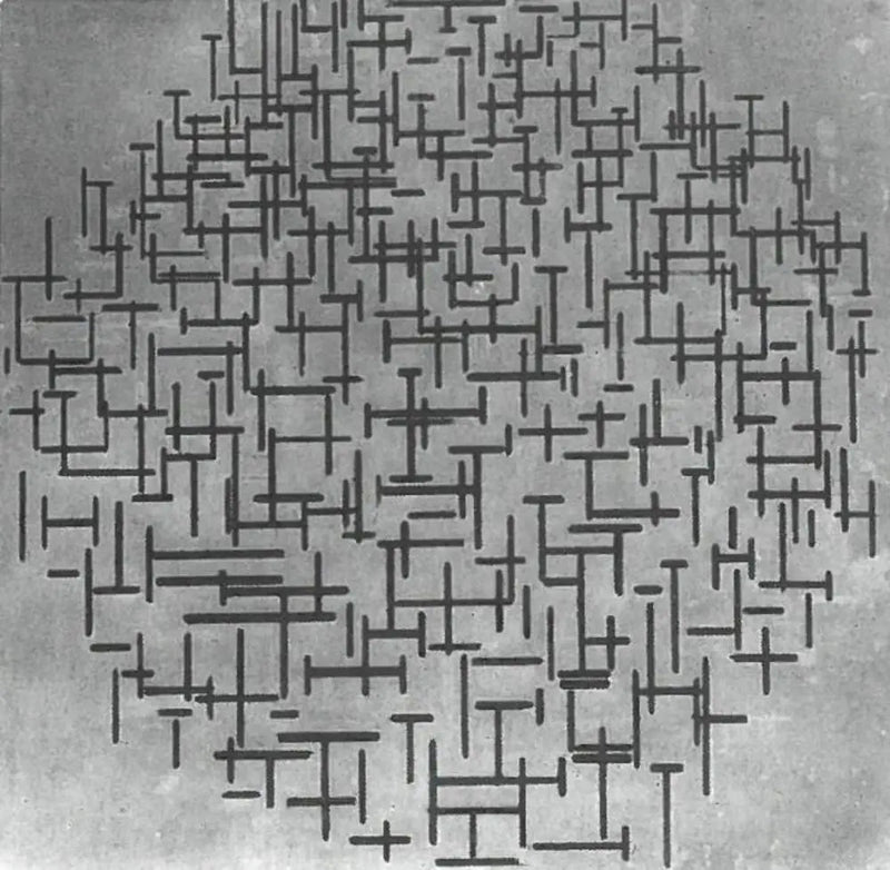 Kompozycja w linii - Piet Mondrian