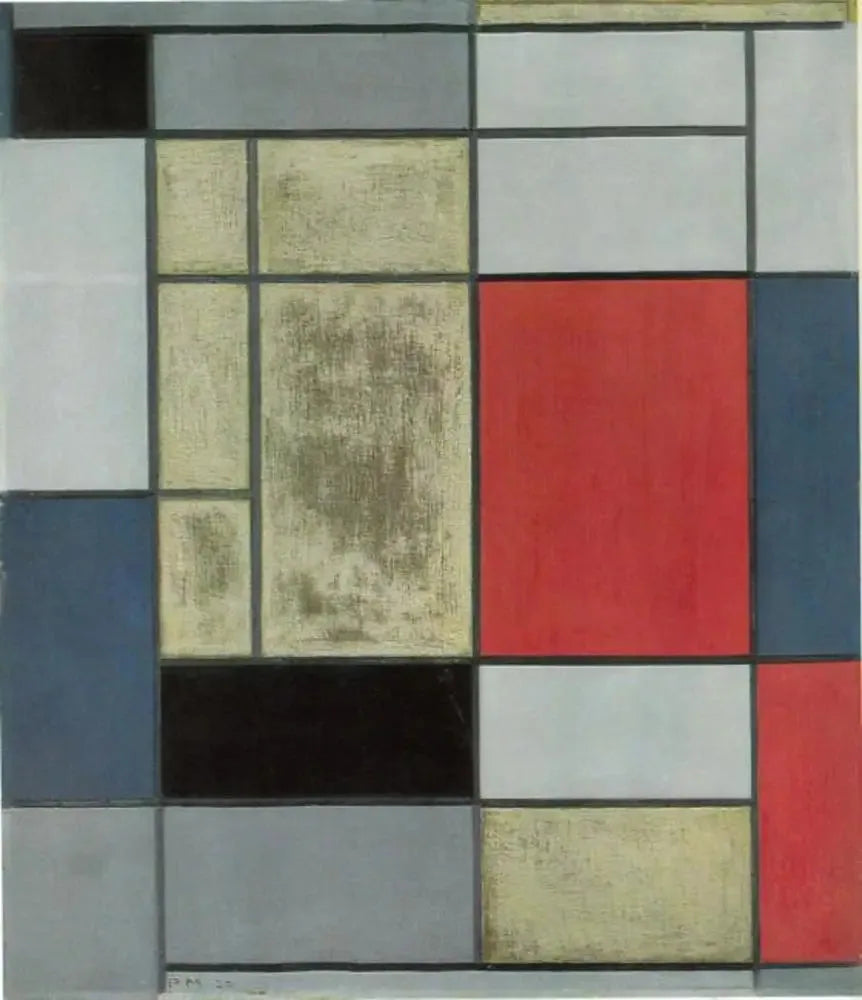 Kompozycja I - Piet Mondrian