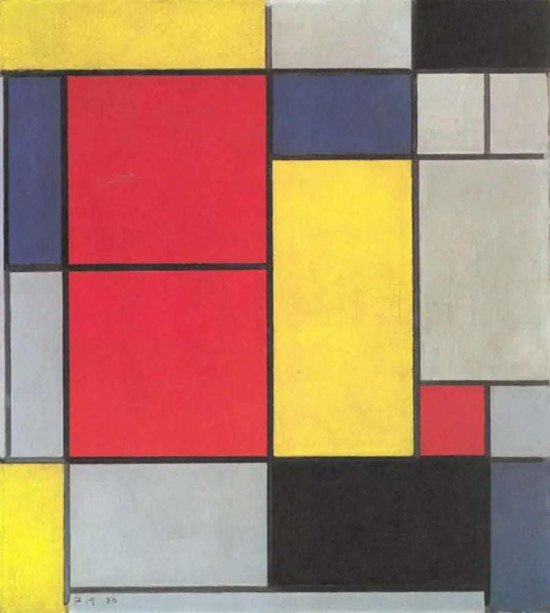 Kompozycja II - Piet Mondrian
