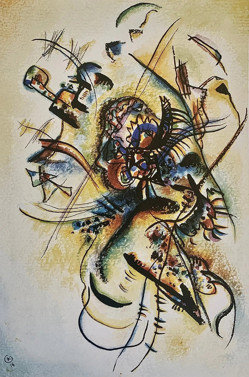 Kompozycja J - Wasilij Kandinsky