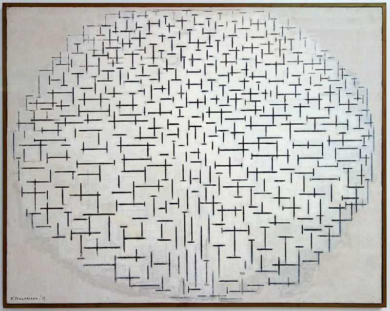 Kompozycja nr 10 (Molo i Ocean) - Piet Mondrian