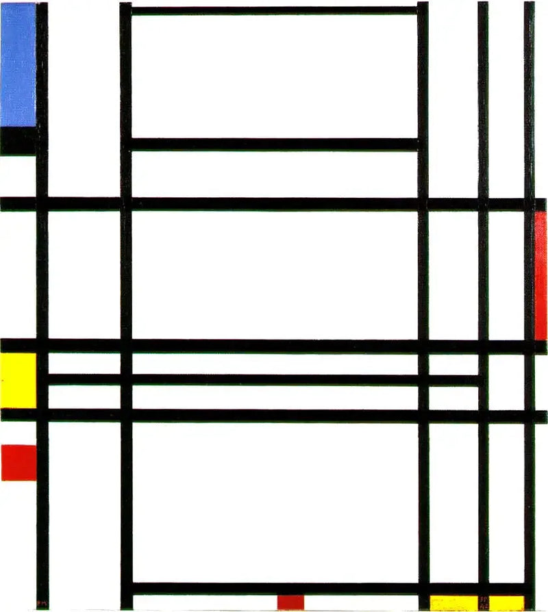 Kompozycja nr 10 - Piet Mondrian
