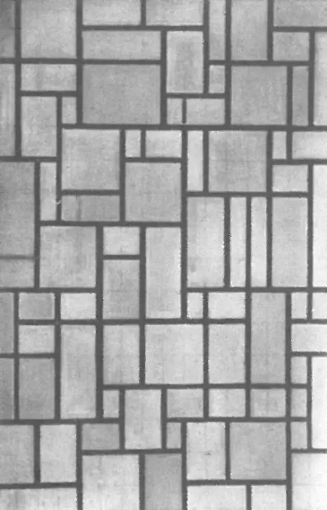 Composition n° 15 - Piet Mondrian image 1 reproduction artisanale de tableau
