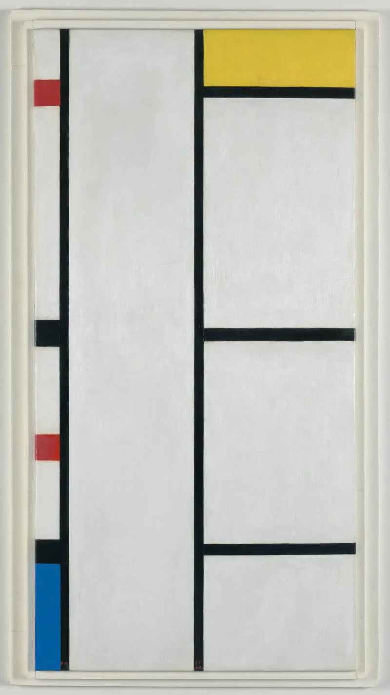 Kompozycja (nr III) biało-żółta / Kompozycja z czerwonym, żółtym i niebieskim - Piet Mondrian